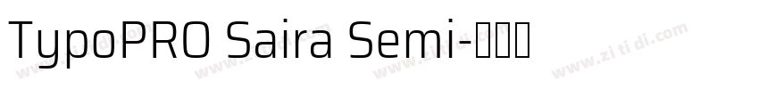 TypoPRO Saira Semi字体转换